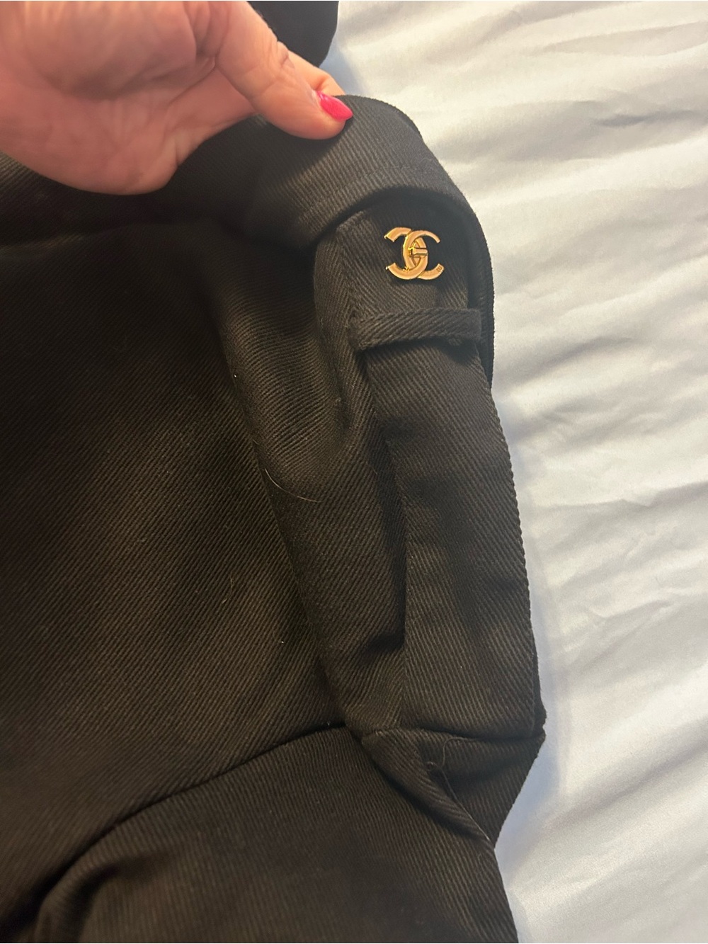 Black Military-Style Gold Hardware Cropped Jacket - Unbranded New - Size Small - Picture 7 of 9